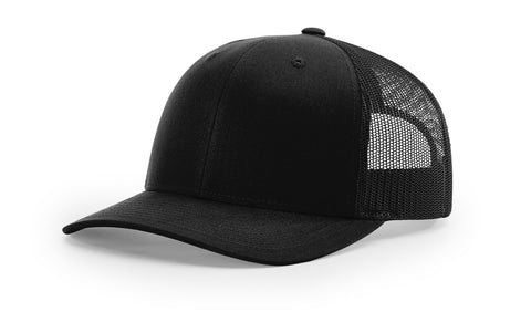 Custom Leather Patch on Richardson 112 Youth Trucker Hat