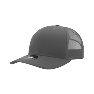 Custom Leather Patch on Decky 6021 6-Panel Trucker Hat