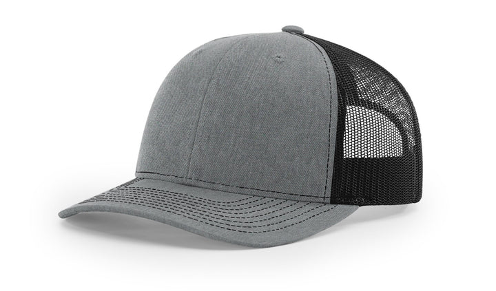 Custom Leather Patch on Richardson 112 Youth Trucker Hat